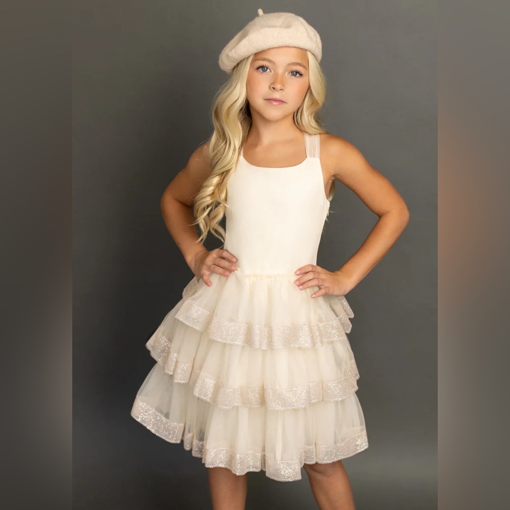 Joyfolie Alda Cream Dress - Size 8 NWT